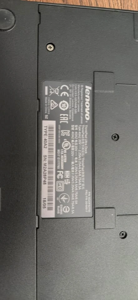 Lenovo ThinkPad Docking Station with Power Adapter - photo 2