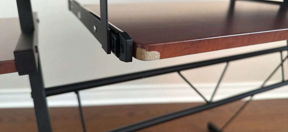 L-Shaped Corner Desk with Printer Stand - photo 3