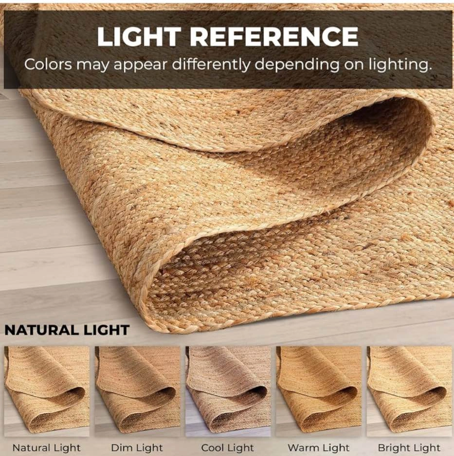 Jute Area Rug 8x10 Feet - photo 4