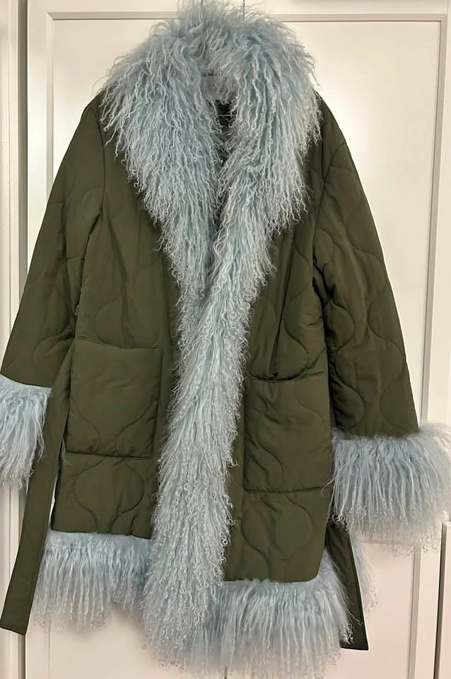 Charlotte Simone Parka with Fur trim (price is firm)