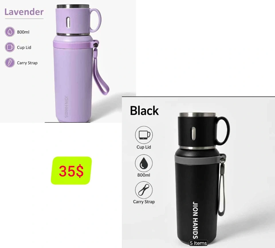 800ml Insulated Water Bottle - 3 Left