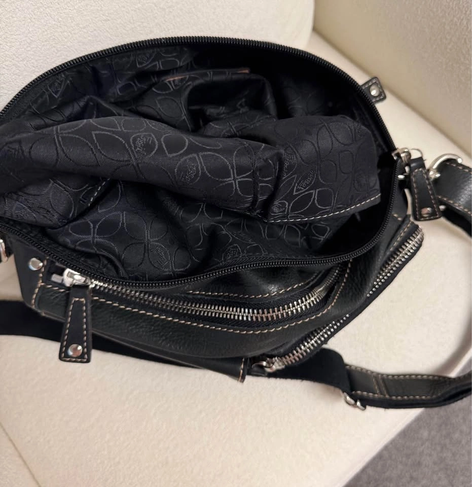 Fossil Black Leather Crossbody Bag - photo 3