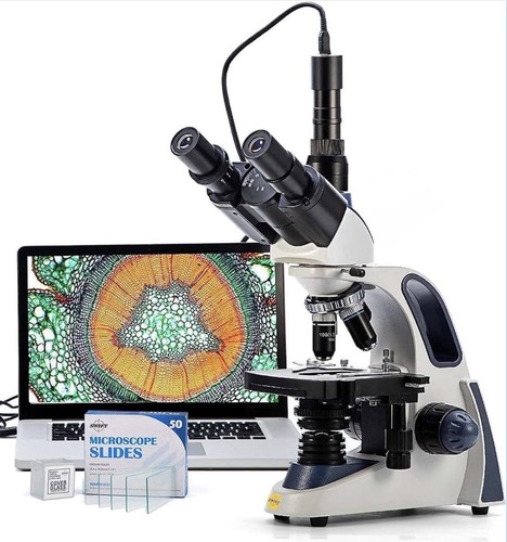 Swift SW380T Compound Trinocular Microscope 40X-2500X