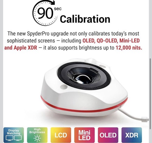 Datacolor SpyderPro SP2024PRO Colorimeter - photo 3