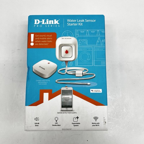 D-LINK Wi-Fi Water Leak Sensor Starter Kit DCH-S1621KT