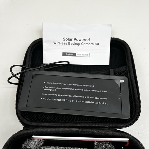 AUTO VOX Solar Wireless Backup Camera 7.2" DVR 1080P - photo 3