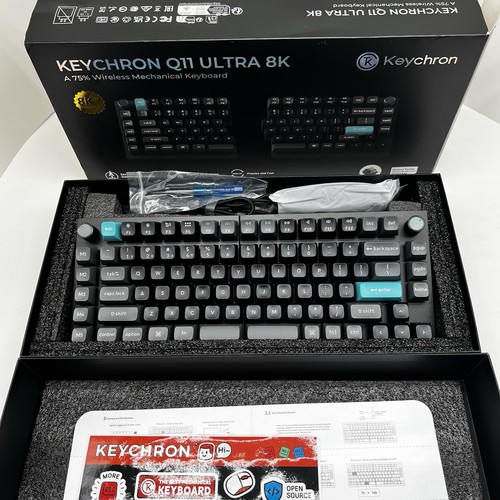 Keychron Q11 Ultra 8K 75% Wireless Mechanical Keyboard
