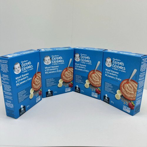 Nestlé Gerber Stage 2 Wheat Banana Strawberry Baby Cereal - photo 3