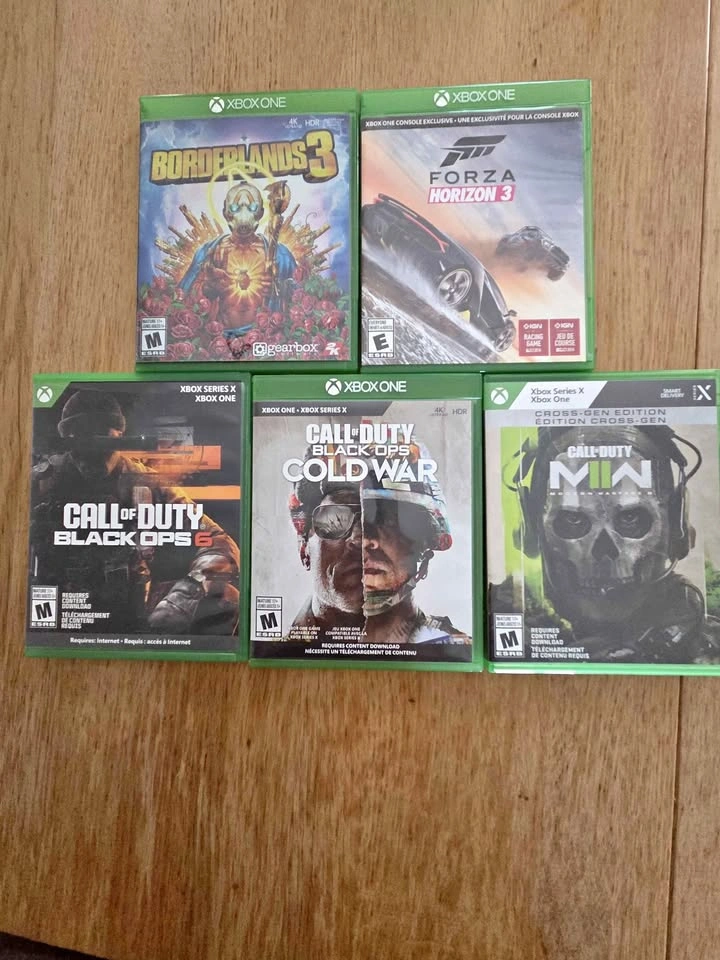 Xbox One & Series X Video Game Bundle - Lot of 5