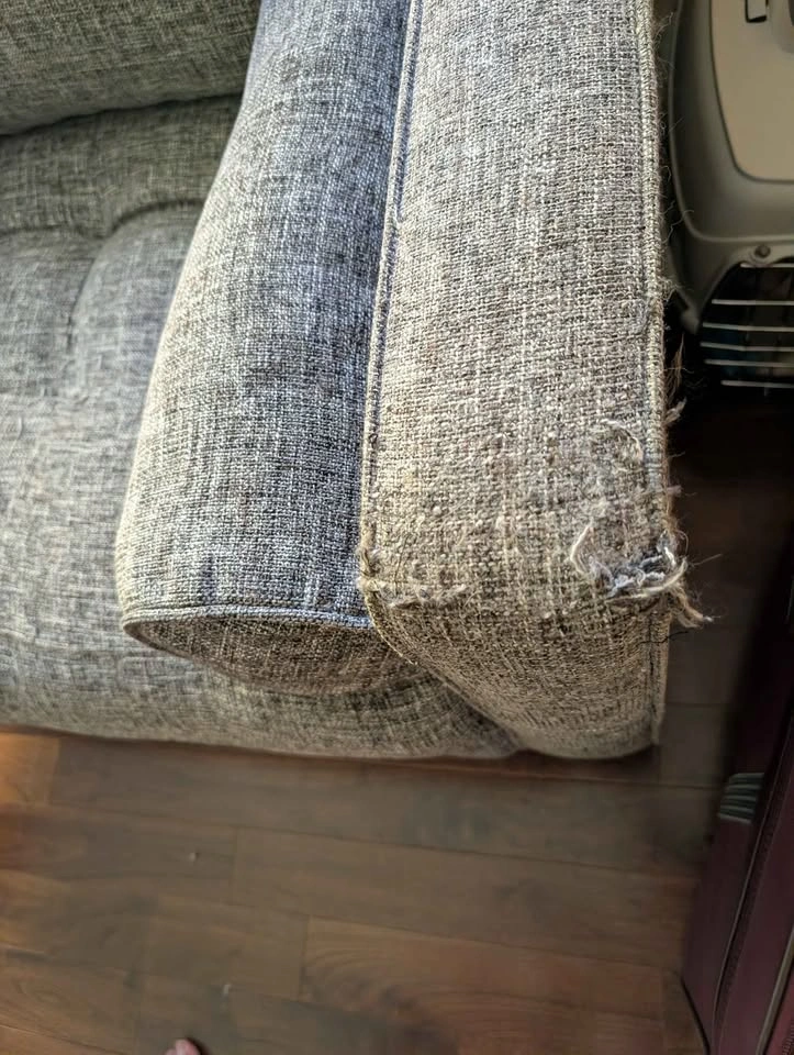 Sven grey arm chair from article - photo 5