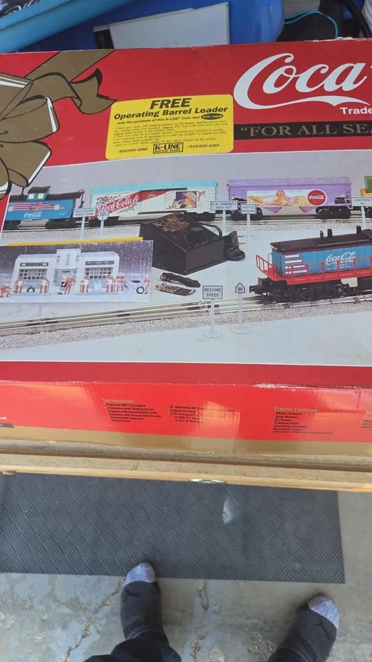1996 K-Line Coca-Cola For All Seasons O-27 Train Set - photo 2