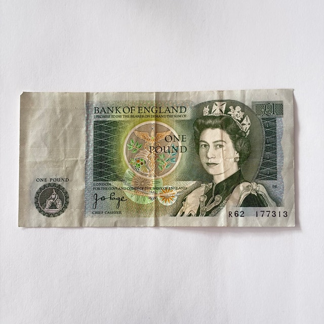 Bank of England One Pound Note