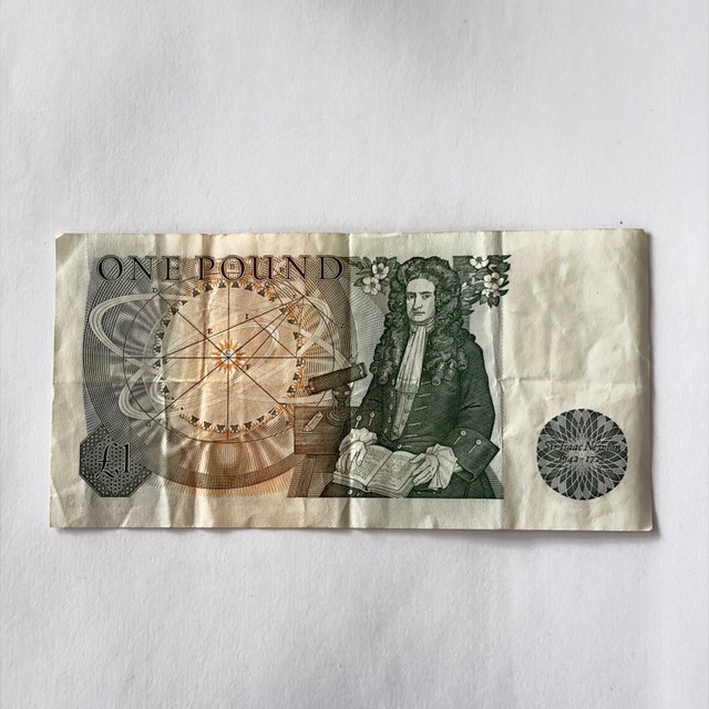 Bank of England One Pound Note - photo 4