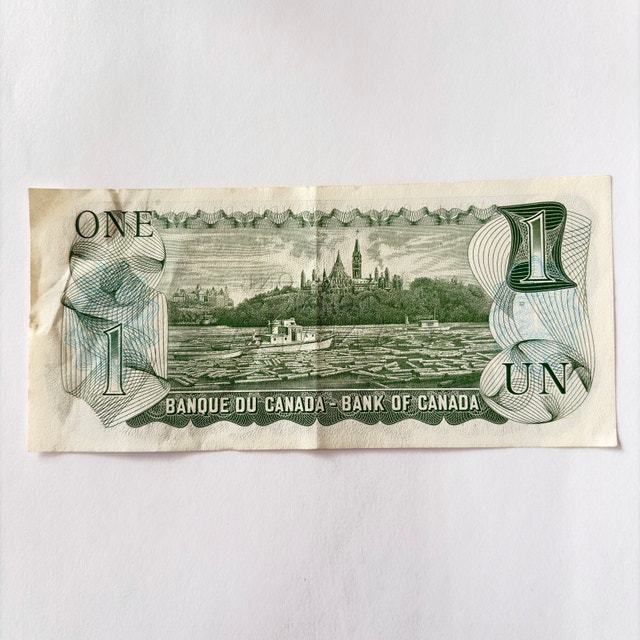 Bank of Canada 1973 One Dollar Bill - photo 4