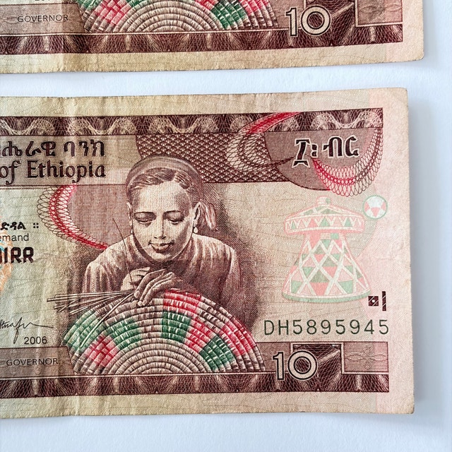 National Bank of Ethiopia Ten Birr Banknotes - photo 2