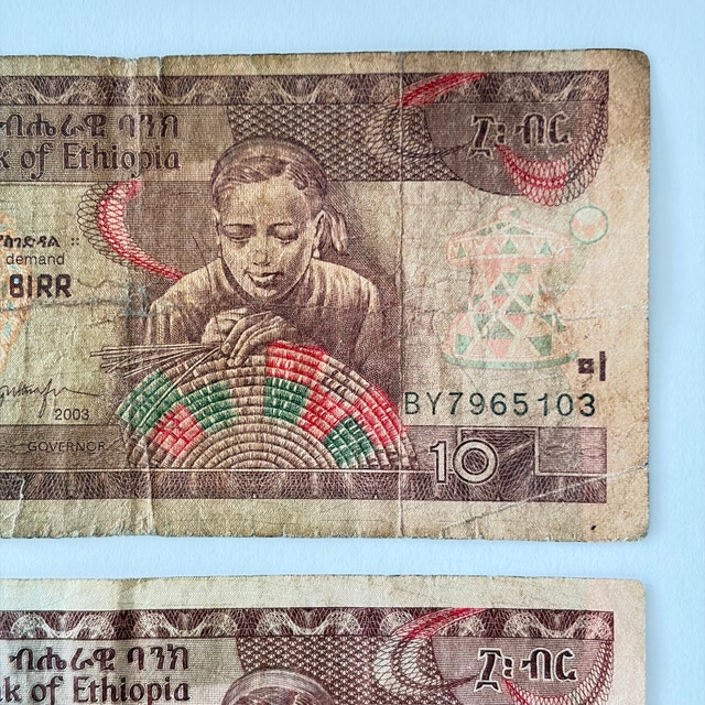 National Bank of Ethiopia Ten Birr Banknotes - photo 4