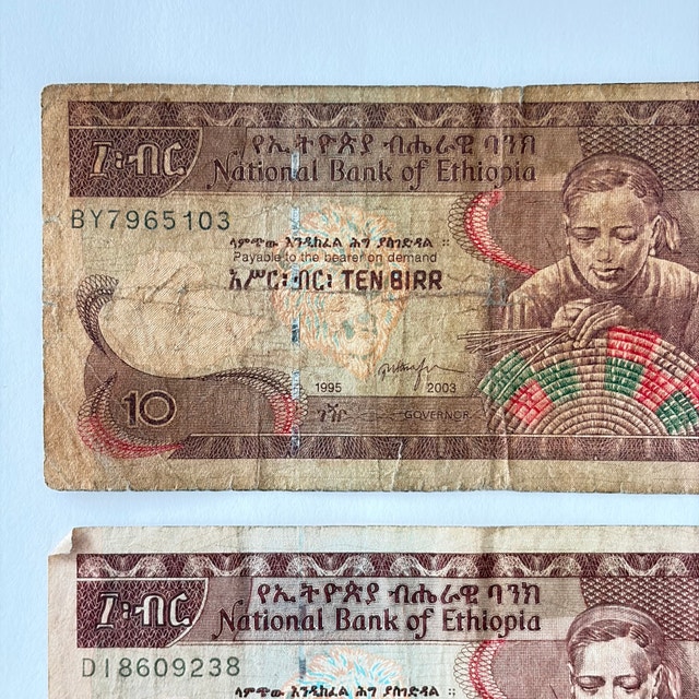 National Bank of Ethiopia Ten Birr Banknotes - photo 5
