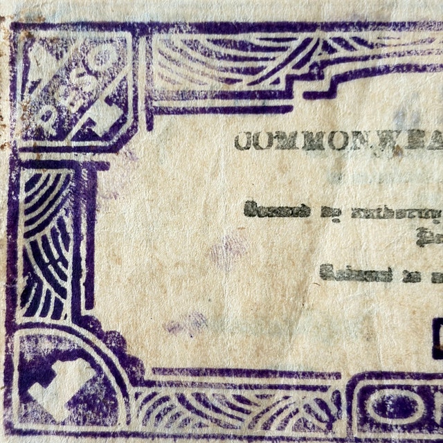 Commonwealth of the Philippines One Peso Cagayan Note - photo 3