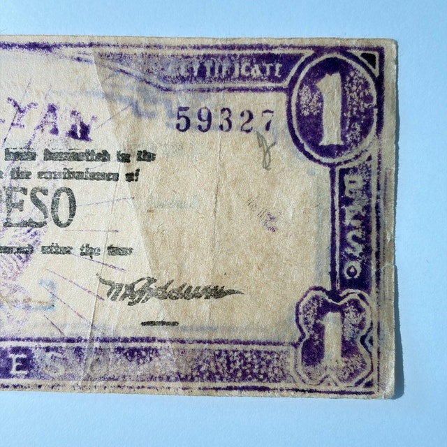 Commonwealth of the Philippines One Peso Cagayan Note - photo 5
