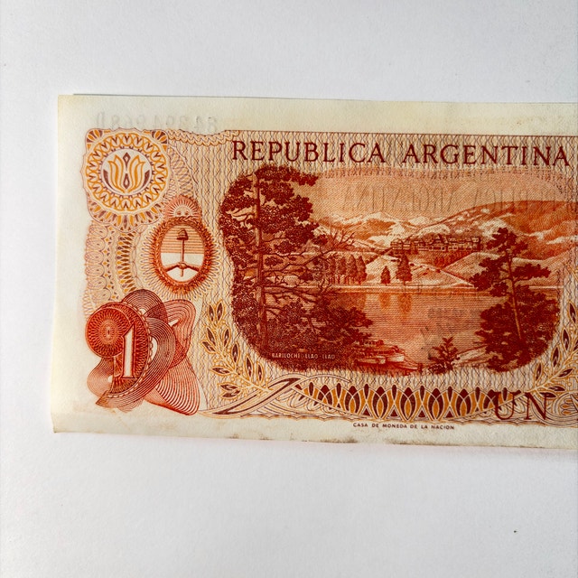 Argentina 1 Peso Banknote - photo 3