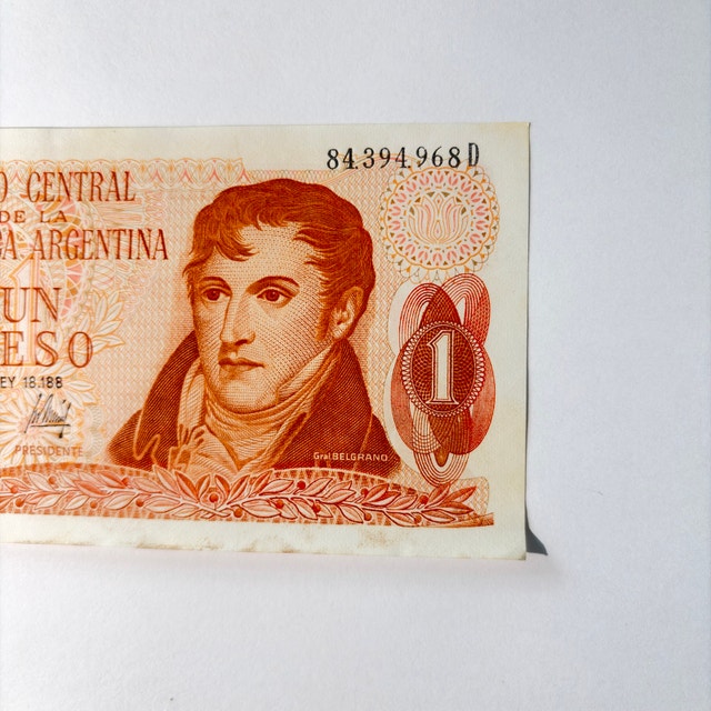 Argentina 1 Peso Banknote - photo 5