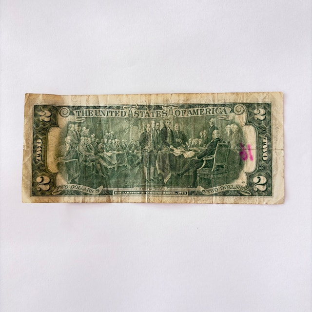 United States Two Dollar Bill 1976 - photo 4