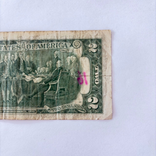 United States Two Dollar Bill 1976 - photo 5