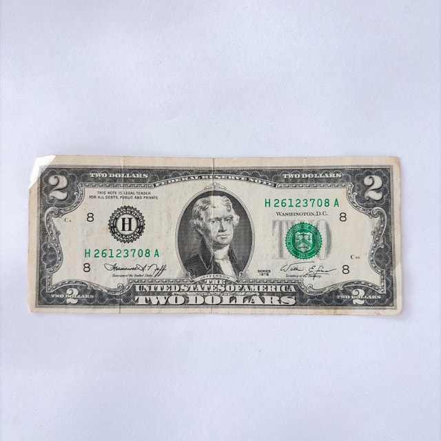 1976 United States Two Dollar Bill