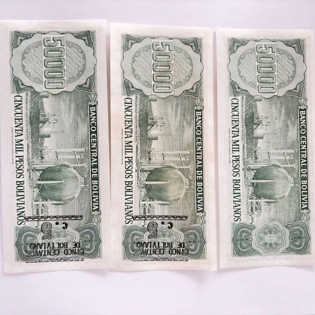 Banco Central de Bolivia 50000 Pesos Bolivianos - photo 5