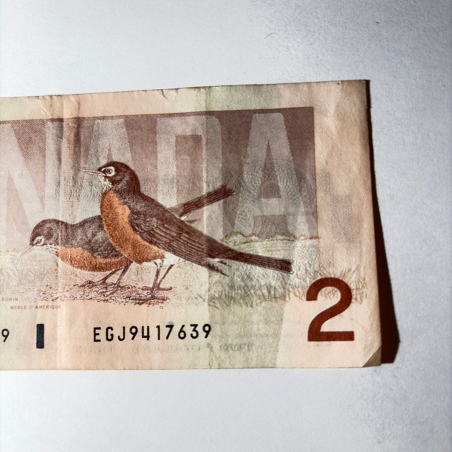 Bank of Canada $2 Bill 1986 - photo 4