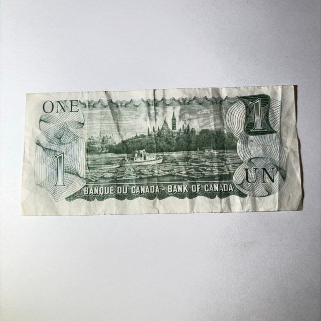 Bank of Canada One Dollar Bill - photo 4