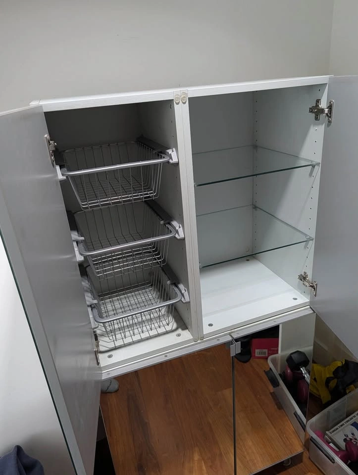 Mirrored Storage Cabinets - photo 2