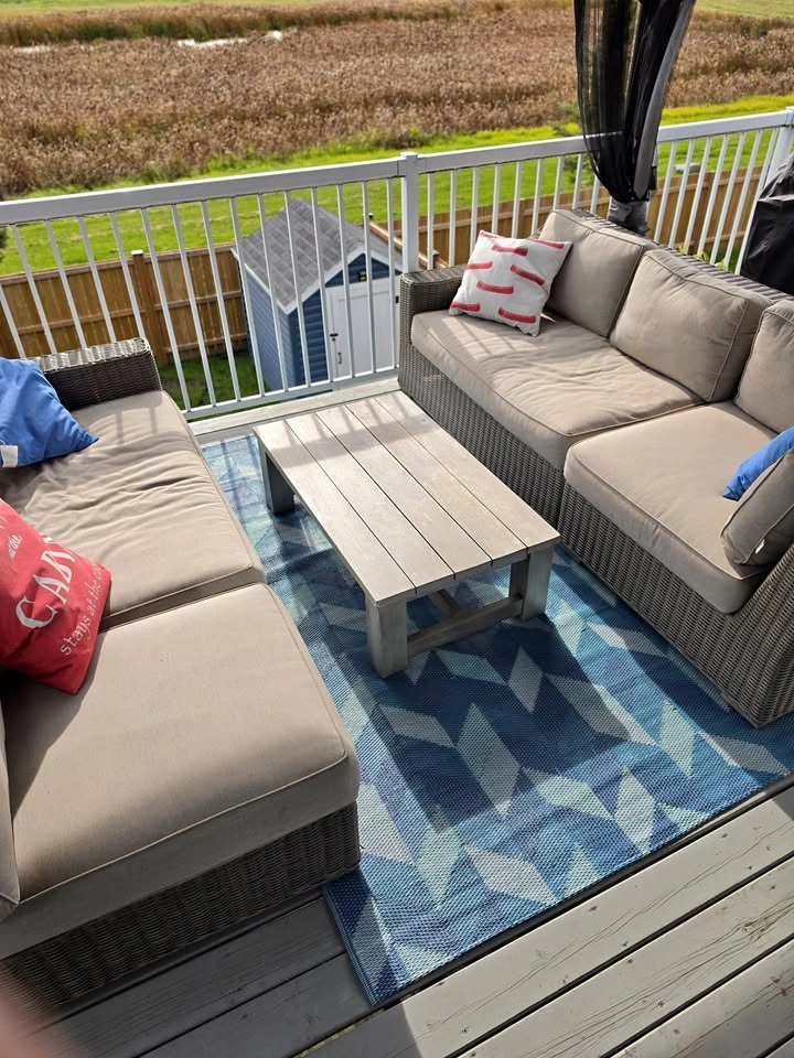 Outdoor Wicker Sectional Patio Set - ATC with Cushions