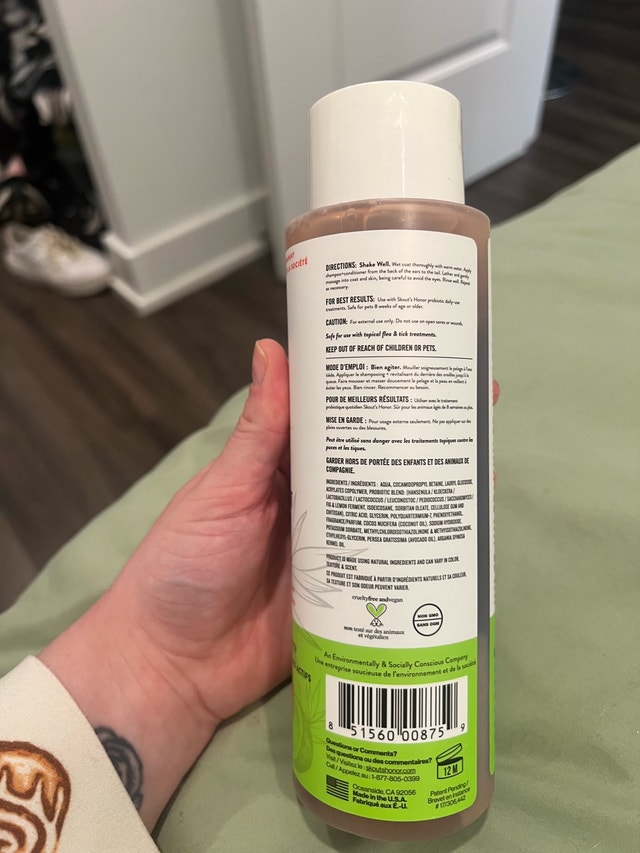 Skout's Honor Probiotic Shampoo+Conditioner - photo 3