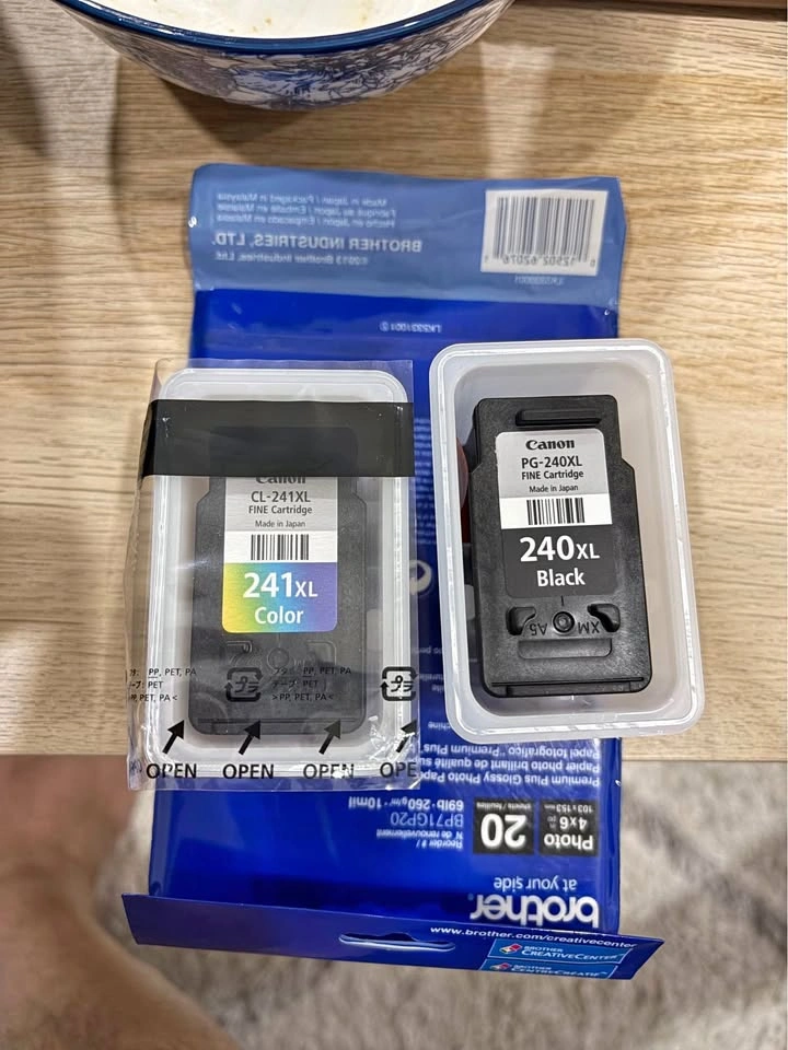 Canon PG-240 XL and CL-241 XL