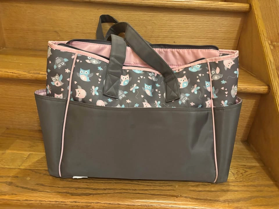 👜 Baby Boom Diaper Bag with Changing Pad – Owl Design - photo 2