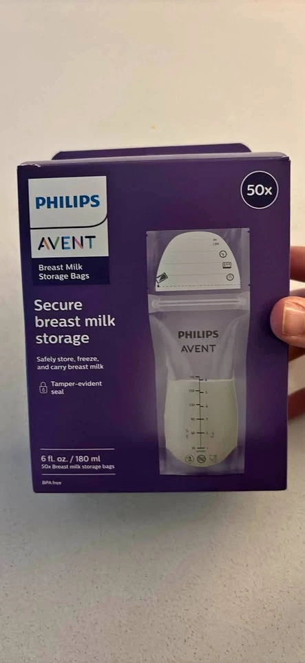 Philips Avent Milk Storage Bags, 50 Count