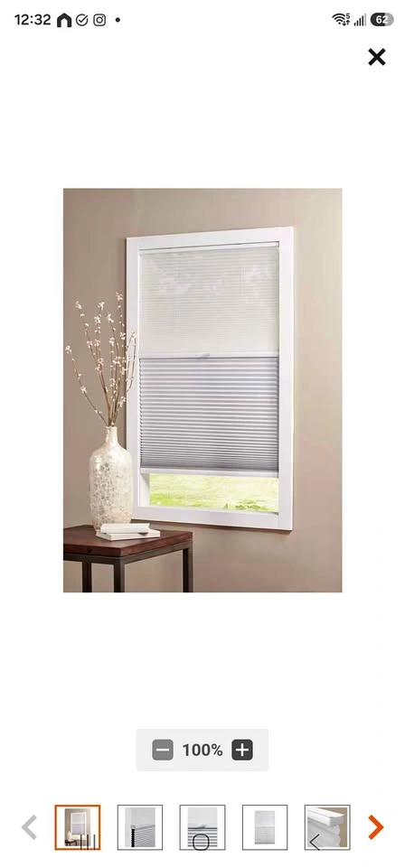 Home Decorators Collection 2-in-1 Cellular Shades (58" & 46")