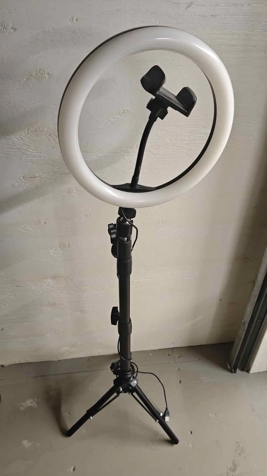 LED Ring Light with Tripod Stand and Phone Holder - photo 2