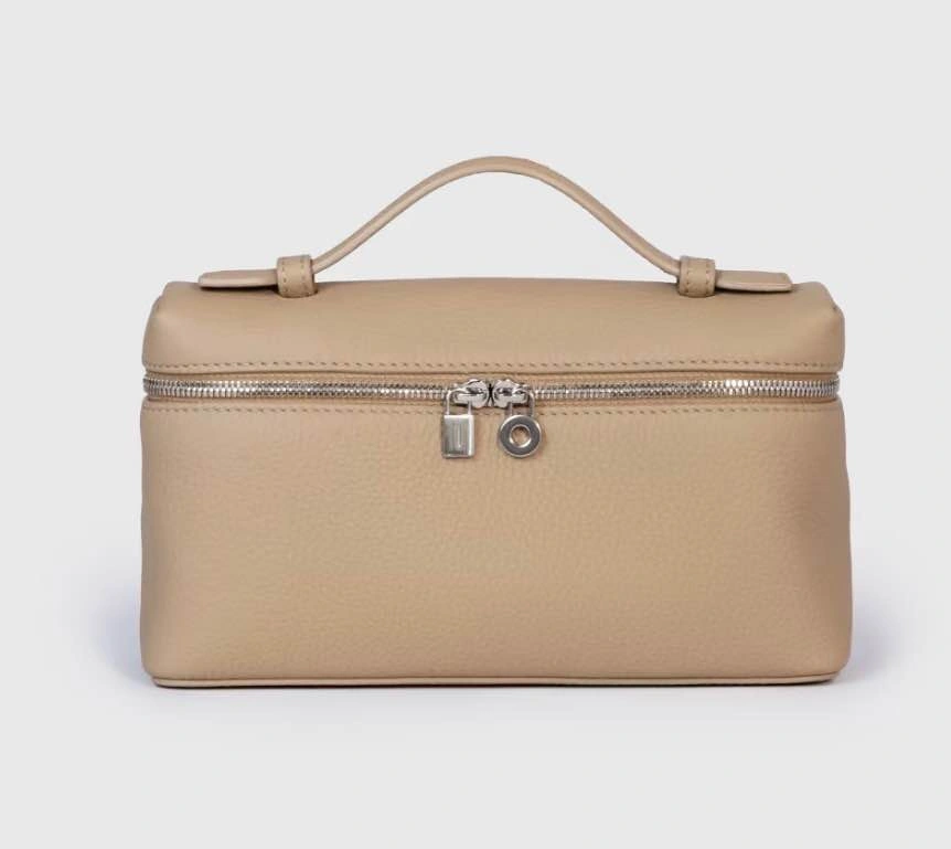 LP Extra Pocket Leather Vanity Bag white - photo 2