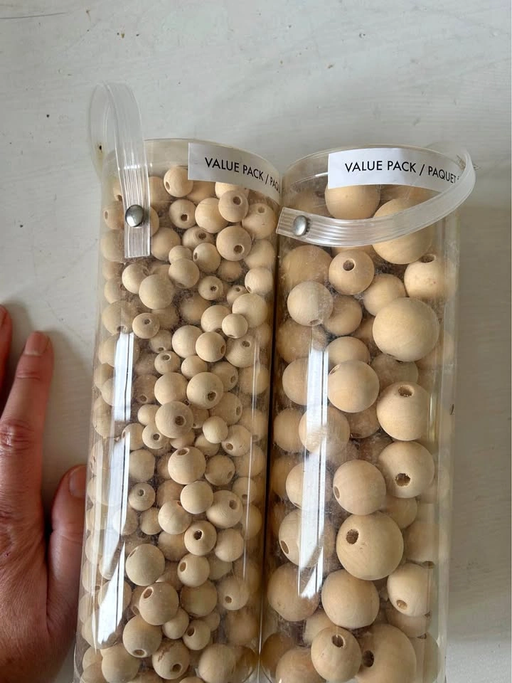 Wooden Beads Value Packs $8 both