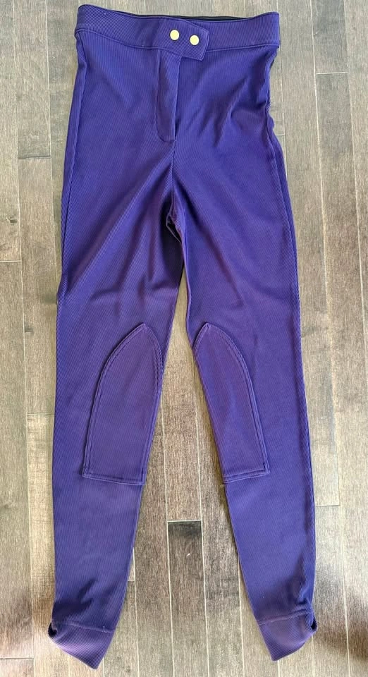 American Apparel Riding Pants XL Purple