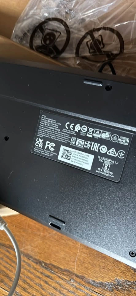 HP 125 Wired Keyboard - photo 4