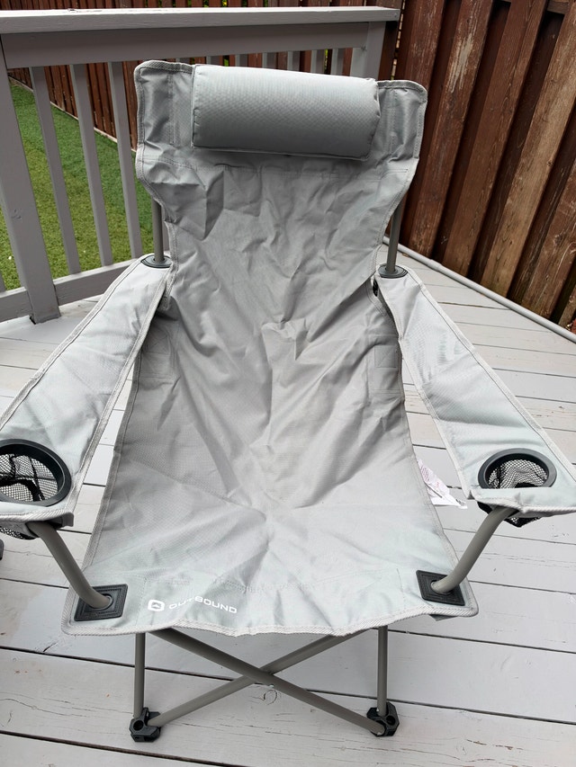 Duel folding chair with headrests - photo 3