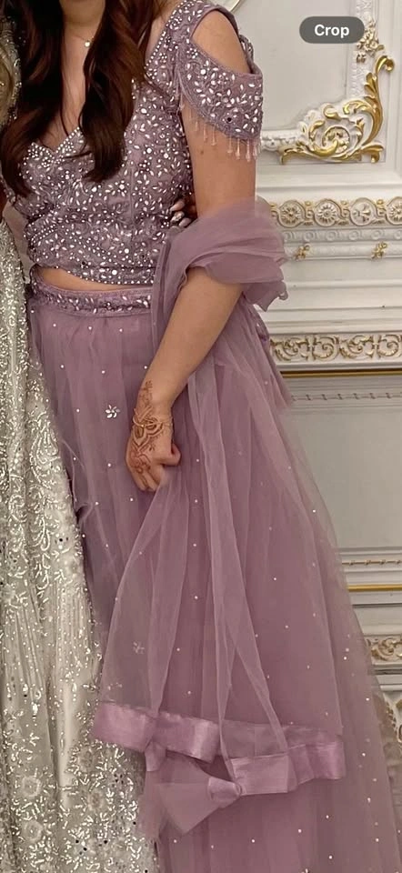 Purple Lengha