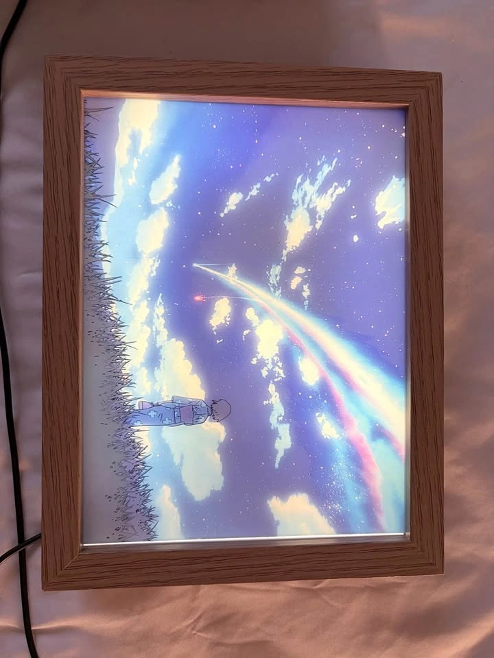Your Name Anime LED Light Box Art Frames - Set of 2 - photo 2