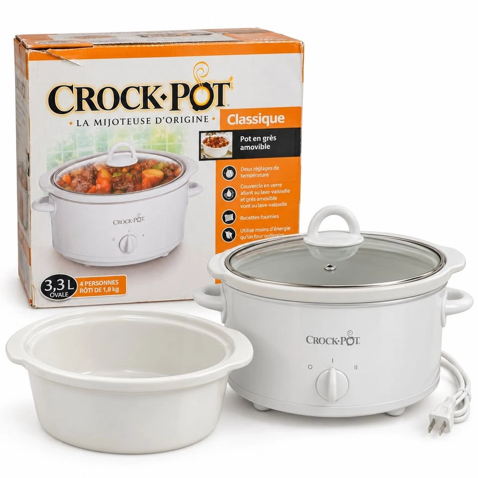 Crock-Pot Classic 3L Oval Slow Cooker – Open Box - photo 5