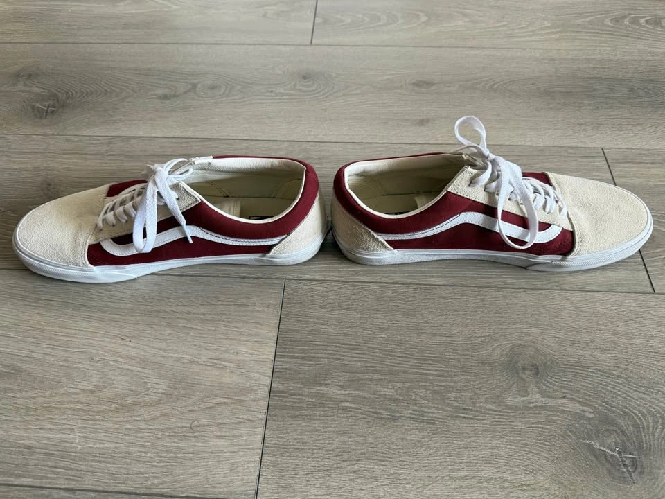 Vans Old Skool Red/Cream Suede Sneakers - 11.5 - photo 5