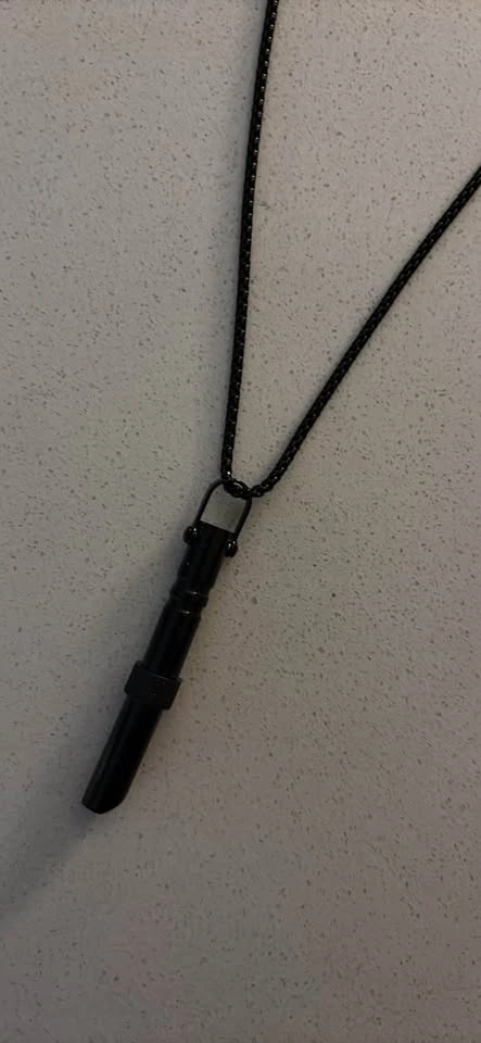 Black Mindful Breathing Necklace - photo 2