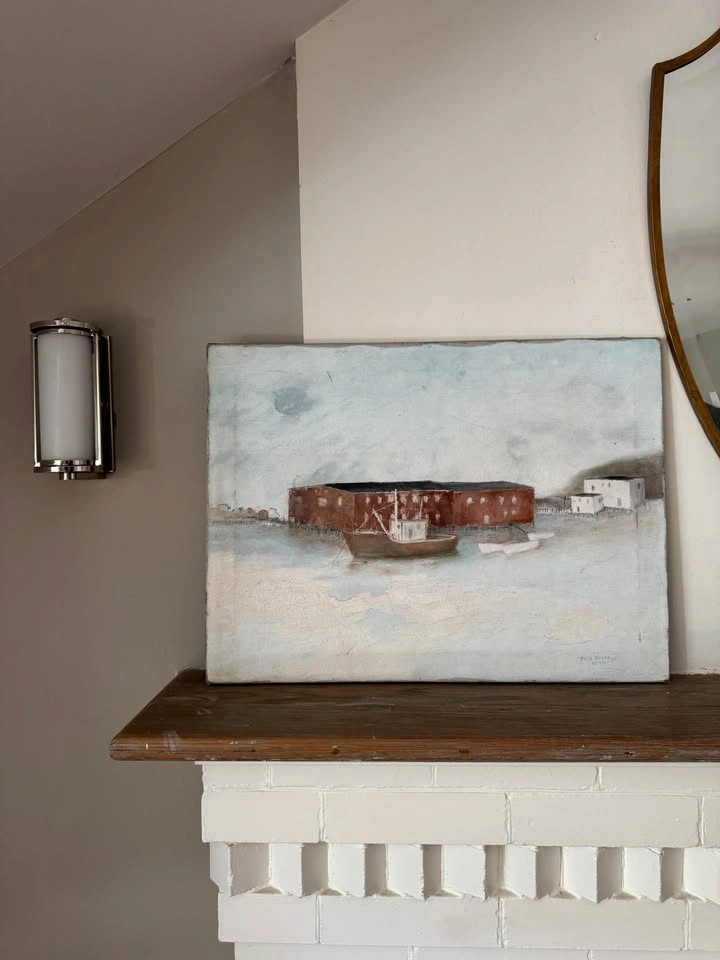 1979 Original Signed “A Fishing Cove” Painting 18x24 - photo 2